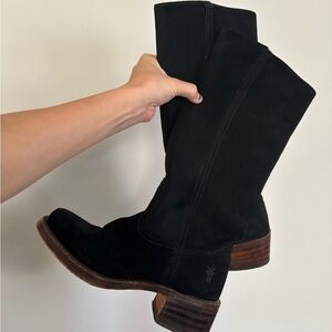 Vintage Frye Campus boots suede